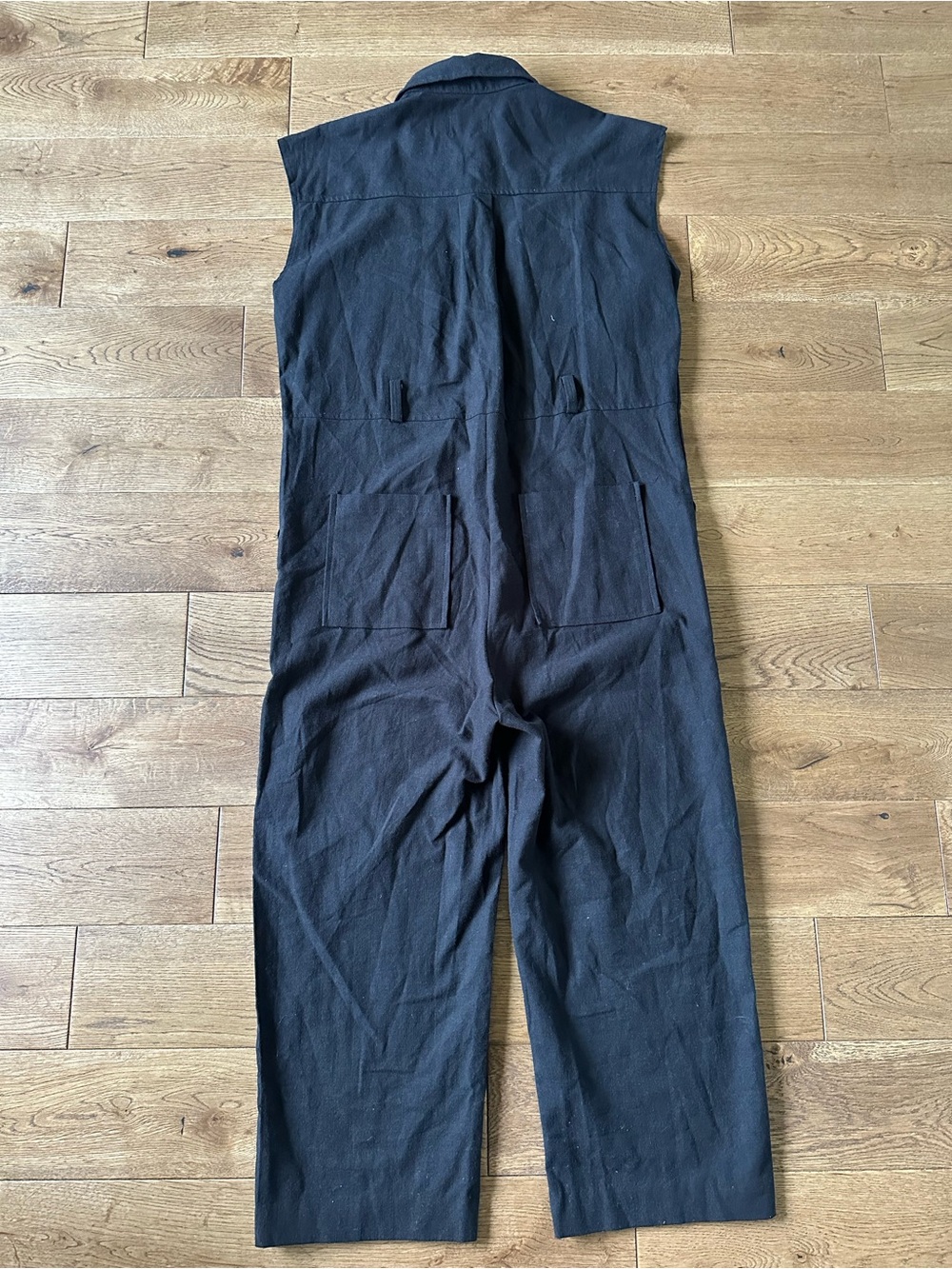 FRANKIE SHOP 100% Cotton Black Jumpsuit S - Picture 2 of 7